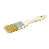 WLR-40067 - Weiler 40067 1-1/2in Chip & Oil Brush, White Bristle, 1-1/2in Trim Length, Wood Handle