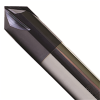TORN-0003 - 1/4" 90° Chamfer Mill, Carbide, AlTiN