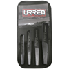 URR-9501A - Straight flute pipe extractor set 4Pc