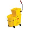 12-640-7580-88 - YELLOW MOPPING BUCKET AND WRINGER COMBO
